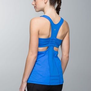 {6} Lululemon Tone It Tank Pipe Dream Blue
